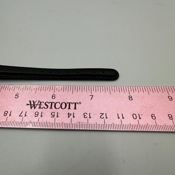 3/$30 Japona Watch Women Gold Tone Black Dial Embossed Leather Band  7.5" - Picture 13 of 15